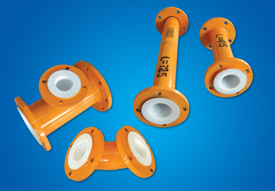 PTFE teras-plastikust detaili toru